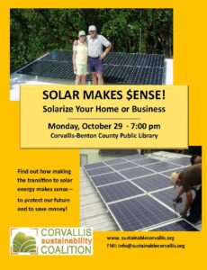 Solar Makes Sense poster