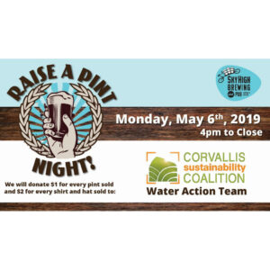 Sky High Brewing Raise a Pint Night to benefit the Water Action Team