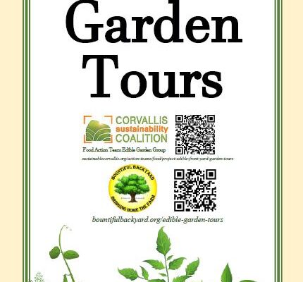 Edible Garden Tour sign