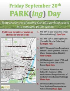 PARK(ing) Day flyer 2019