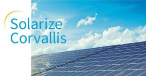 Solarize Corvallis logo & panels