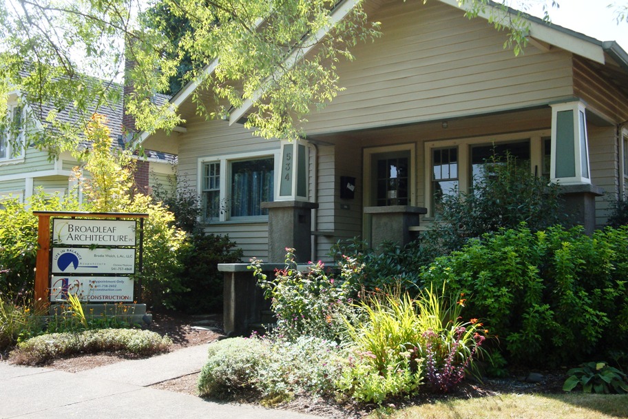 Broadleaf Architecture is located at NW 4th Street in Corvallis, Oregon.