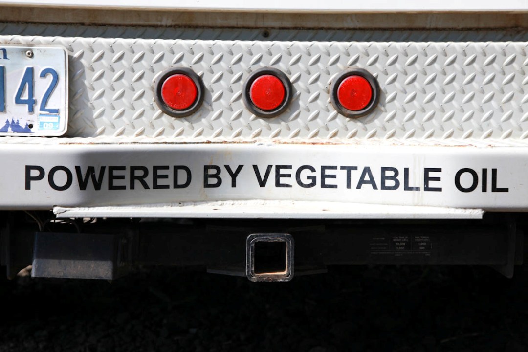 The bumper on the Abundant Solar truck says it all...